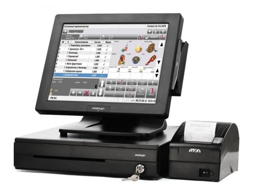 POS-система АТОЛ Ресторан ЕГАИС 15" черная WIN10 IOT